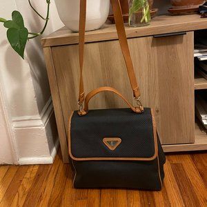Yves Saint Laurent Bag in Coated Canvas & Leather